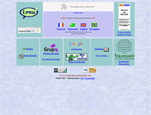 Tablet Screenshot of esperanto-panorama.net